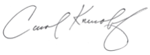 Carols signature